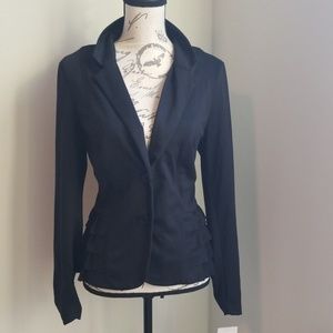 New!! Sunny Leigh Black blazer with ruffle detail